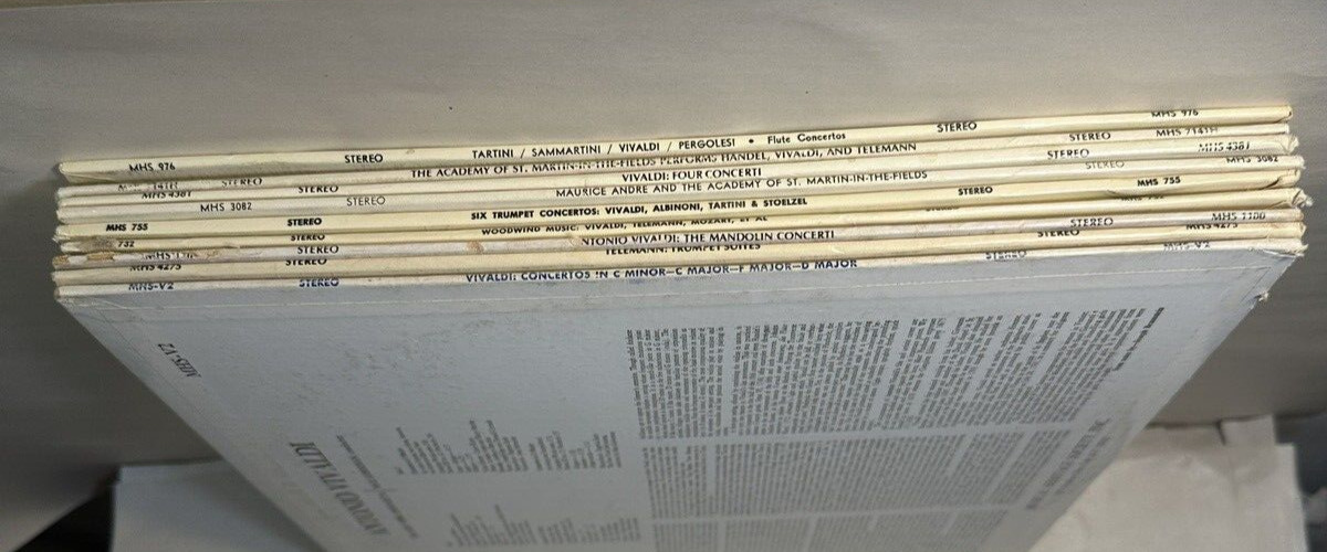 Lot of Nine (9) Baroque MHS Recordings : Played Once or Un-Played - Mint and N/M - Image 4