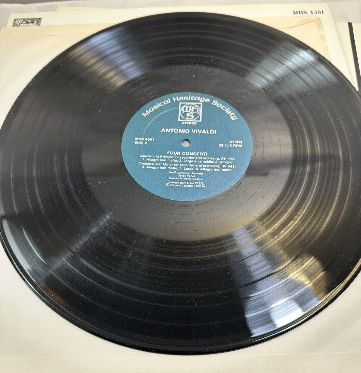 Lot of Nine (9) Baroque MHS Recordings : Played Once or Un-Played - Mint and N/M - Image 7