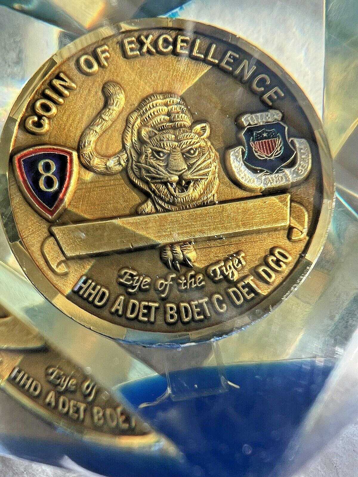 516th Personnel Services Tiger Battalion - Korea - Coin of Excellence - Encased - Image 12