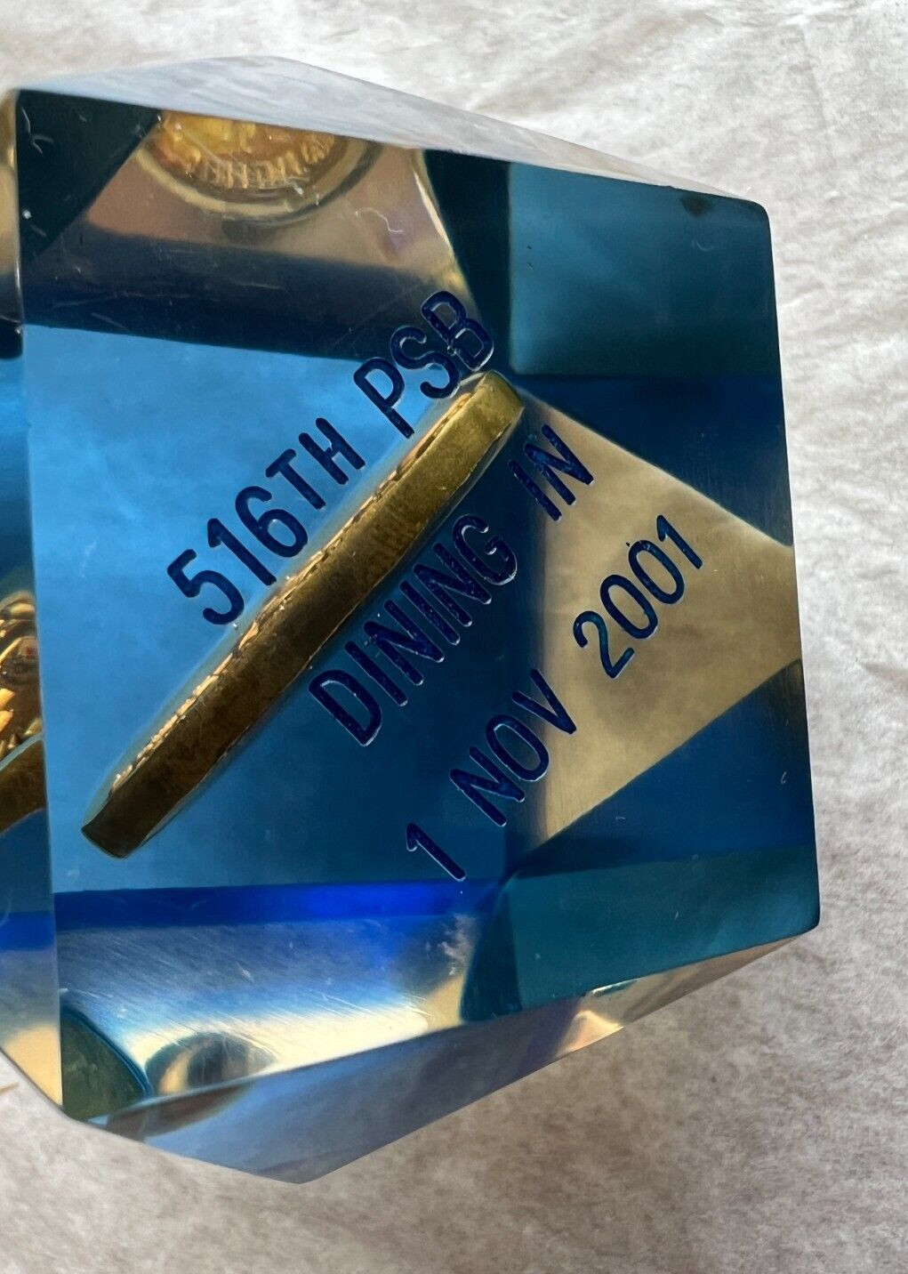 516th Personnel Services Tiger Battalion - Korea - Coin of Excellence - Encased - Image 4