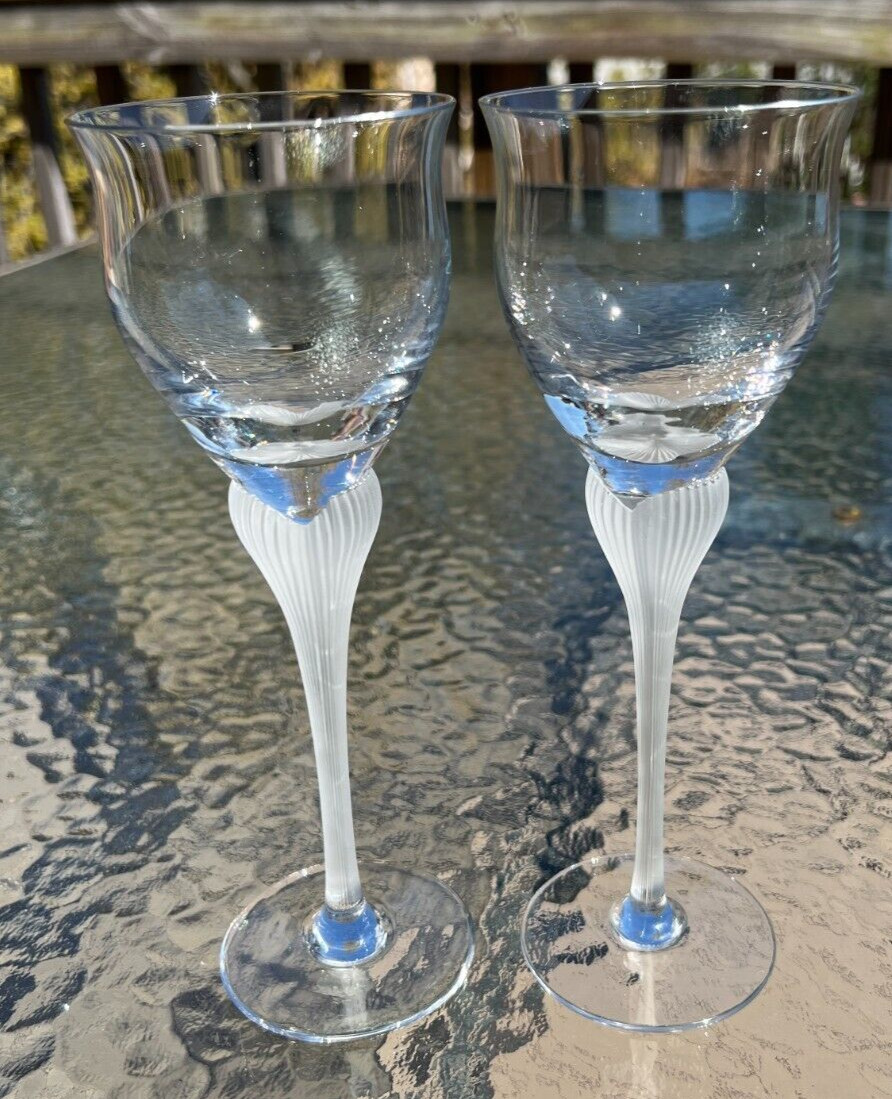 Two Spiegelau Antigone Wine Glasses - 8 1/4" Tall - Immaculate - Image 2