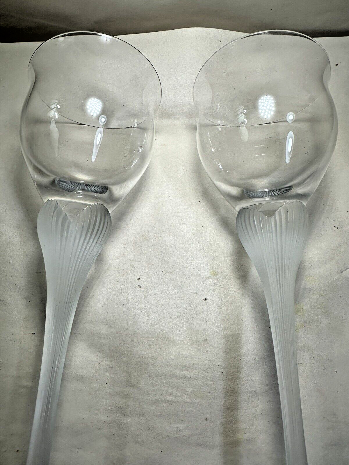 Two Spiegelau Antigone Wine Glasses - 8 1/4" Tall - Immaculate - Image 3