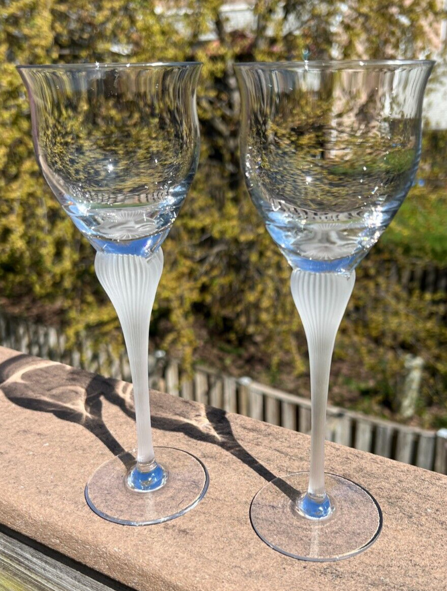 Two Spiegelau Antigone Wine Glasses - 8 1/4" Tall - Immaculate - Image 4