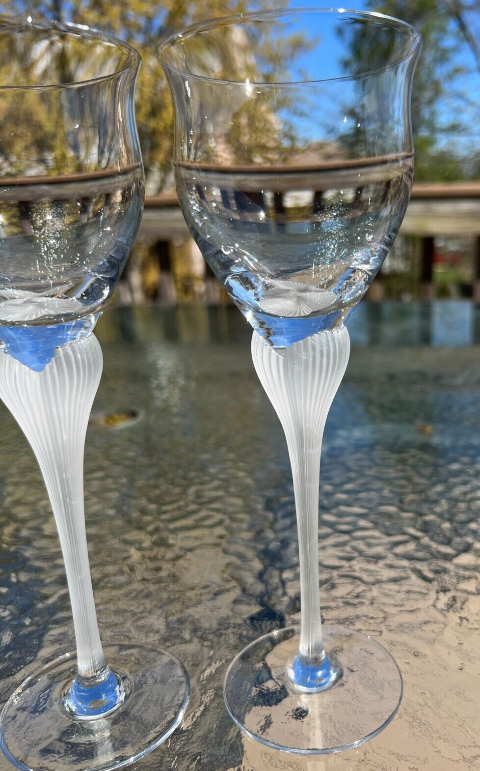 Two Spiegelau Antigone Wine Glasses - 8 1/4" Tall - Immaculate - Image 7