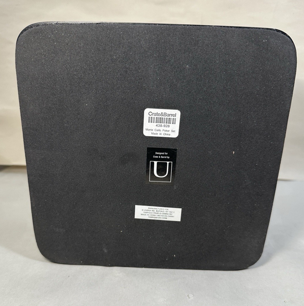 Monte Carlo Poker Set Chip - Umbra Crate & Barrel - Brand New, Unused - Image 8