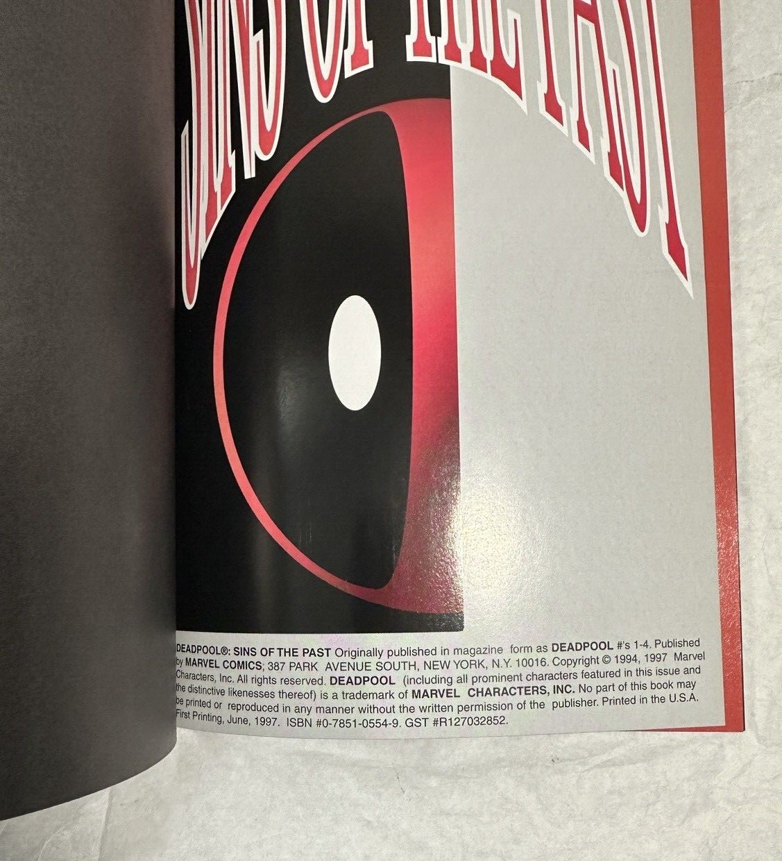 Deadpool Sins of the Past TPB #1-1ST 1997 - Image 1