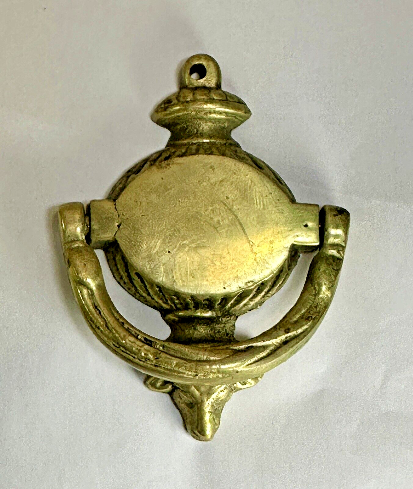 UK England Brass Sheep's Head Door Knocker