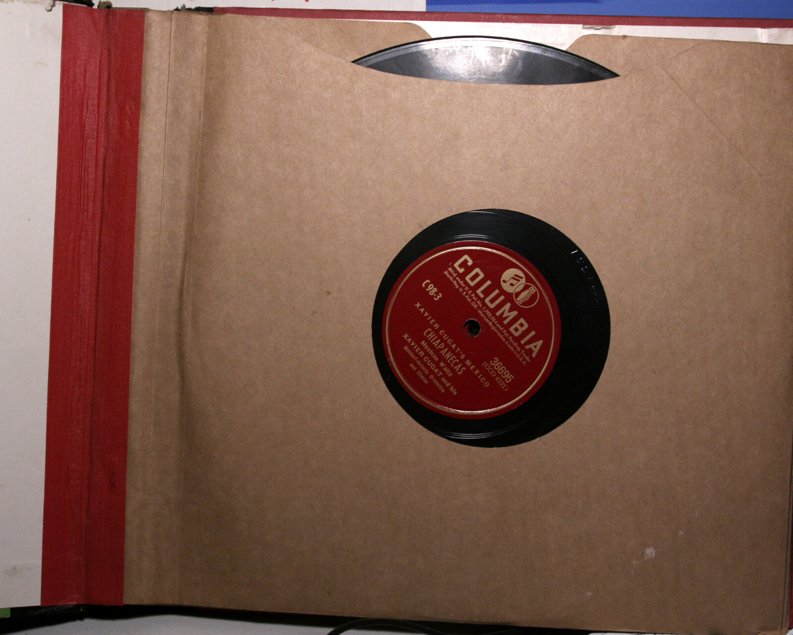 1941 XAVIER CUGAT'S MEXICO 78 RPM 10" LP 4 Record Set C-98 Rumba 40s Latin Jazz - Image 5