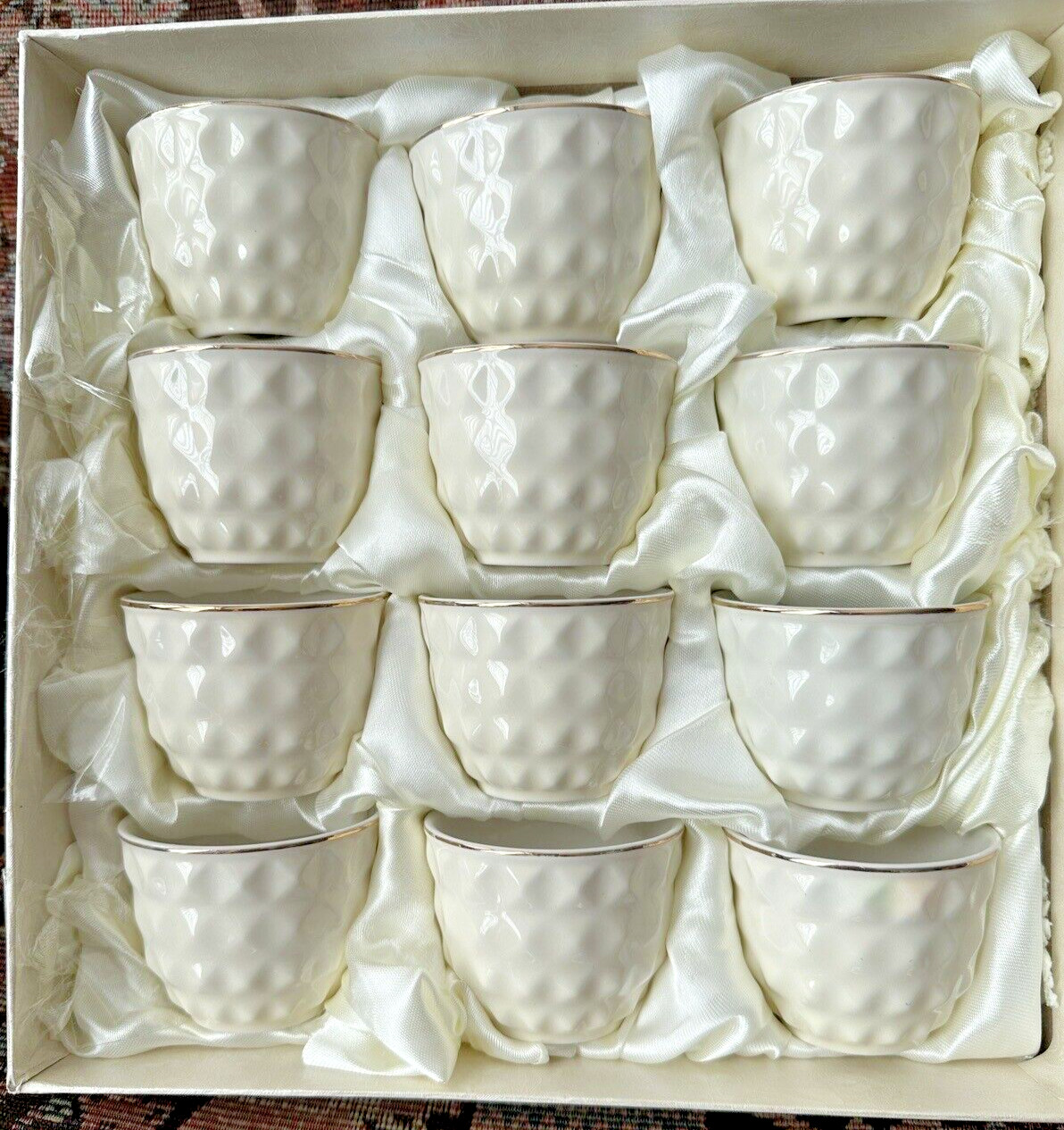 Set of 12 Cappuccino / Espresso Cups - 2" tall - Made for Export to MidEast