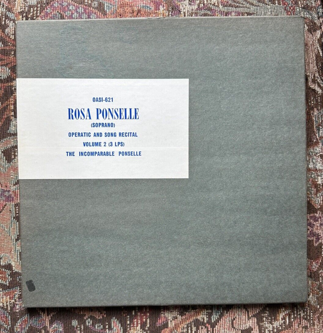 Rosa Ponselle - Incomparable Ponselle - Operatic & Song Recital - OASI - 6 LPS - Image 7