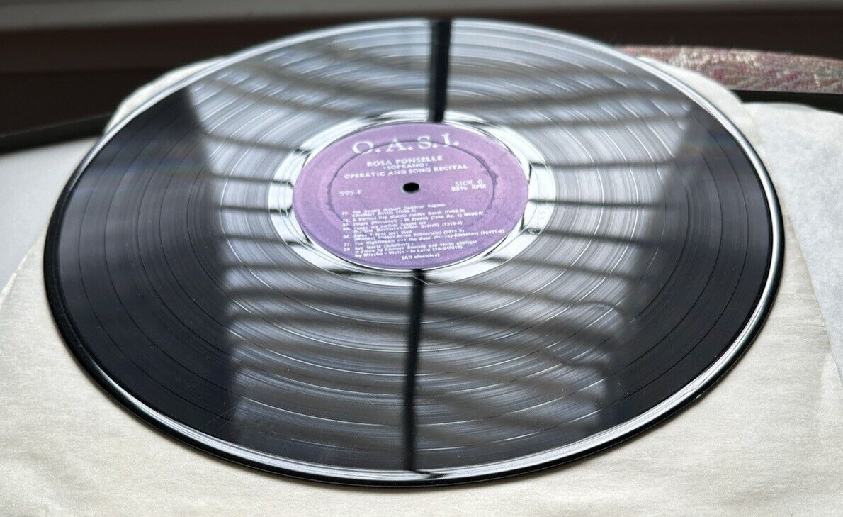 Rosa Ponselle - Incomparable Ponselle - Operatic & Song Recital - OASI - 6 LPS