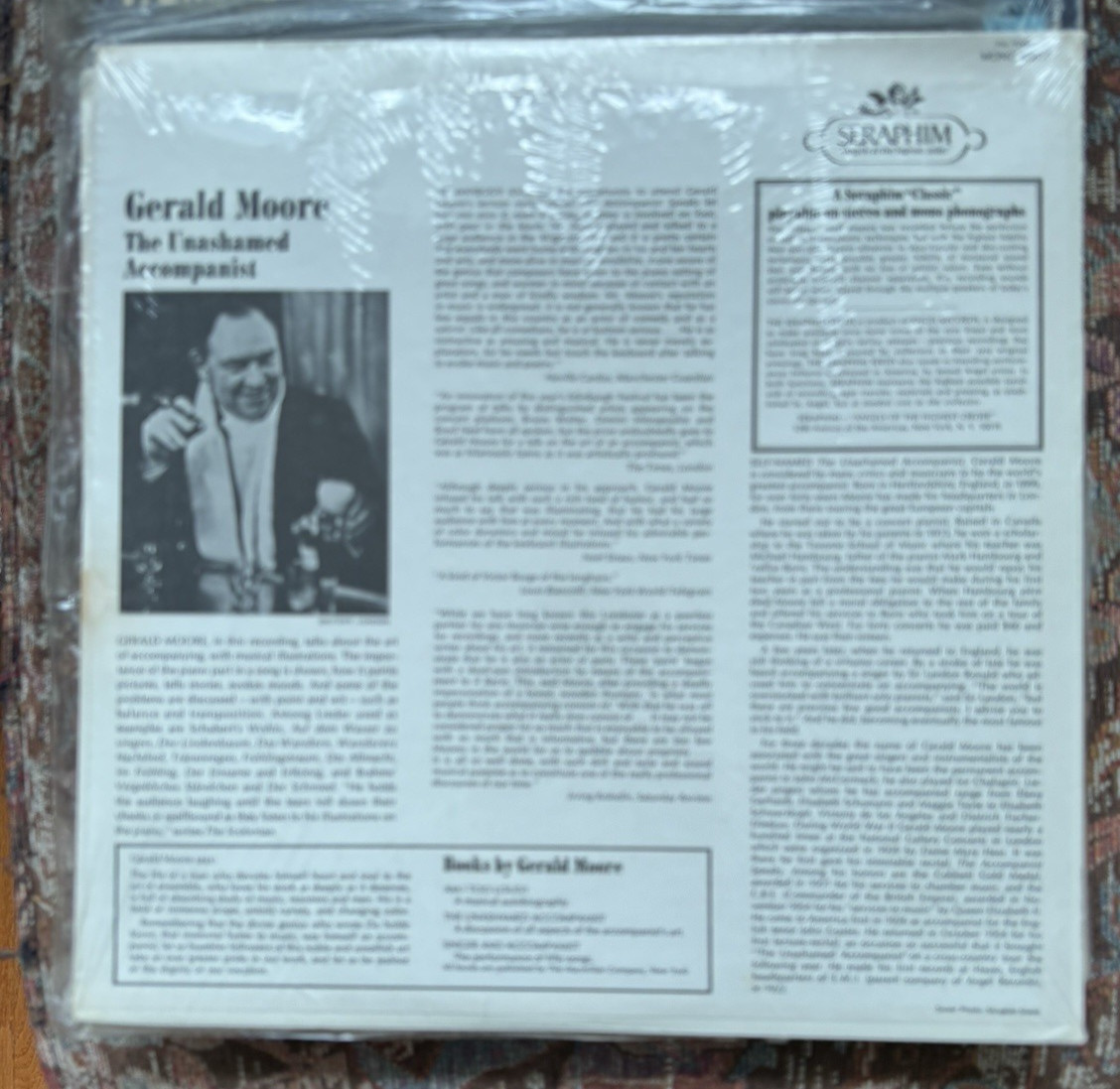 SEALED: GERALD MOORE - The Unashamed Accompanist - Seraphim M-60017 - Image 1