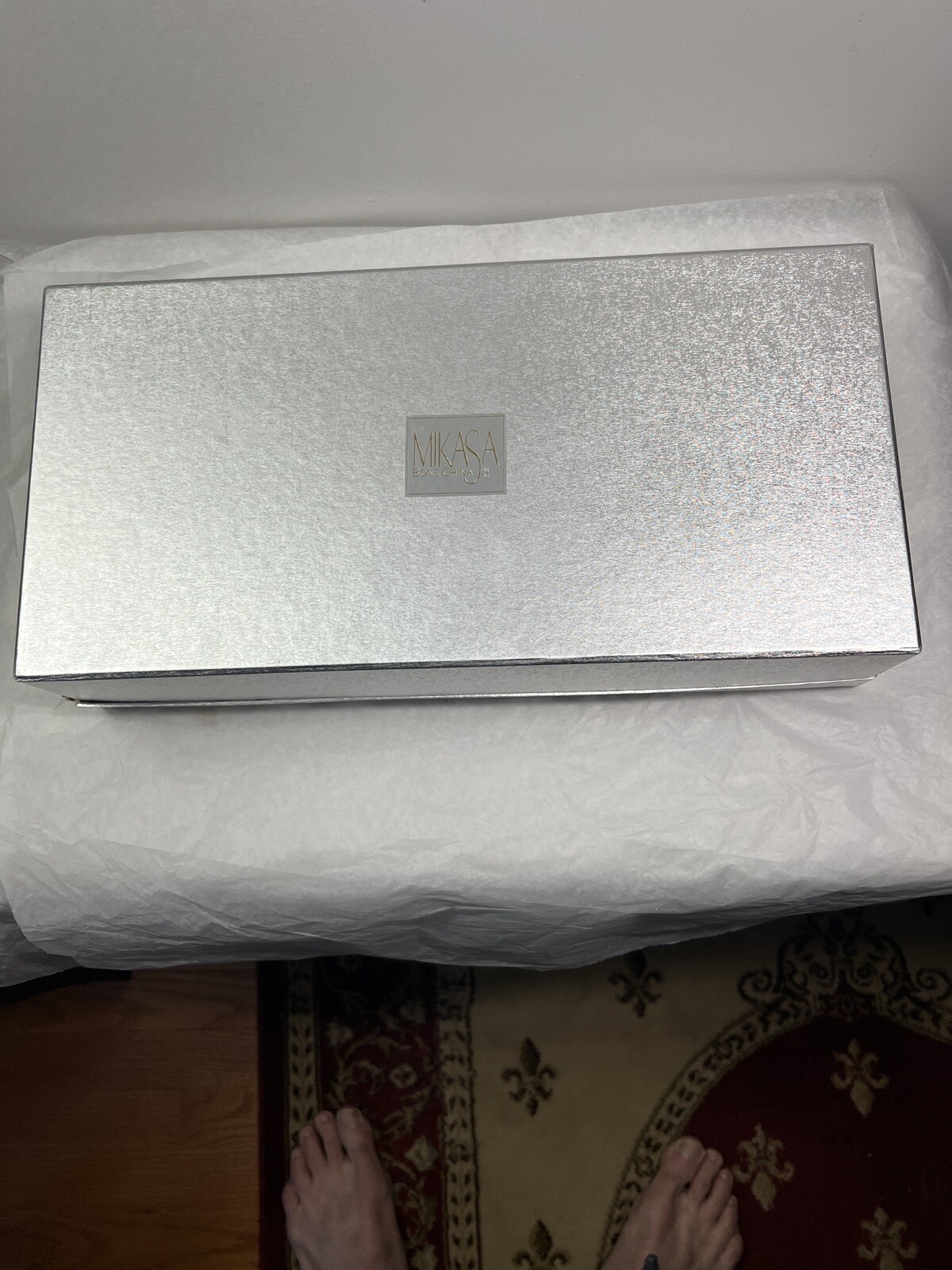 Two (2) Mikasa Platinum Halo Bon Jour Cups and Saucers - NIB - Image 11