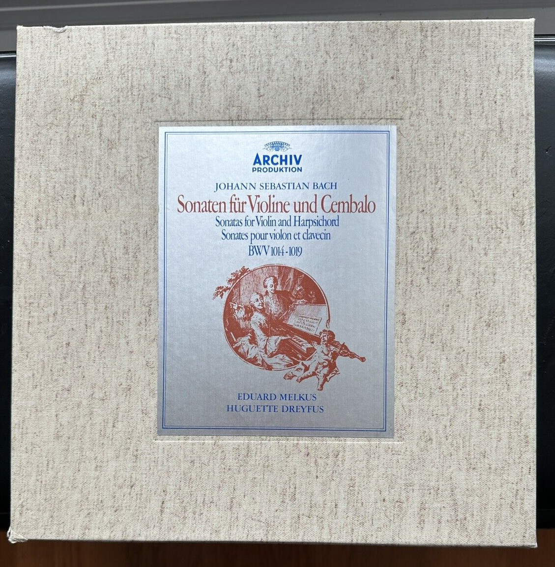 Eduard Melkus / H. Dreyfus - Bach Sonatas for Violin & Hpschd Archiv 2708 032 - Image 1
