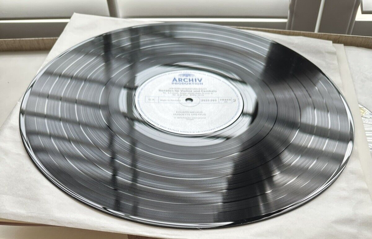 Eduard Melkus / H. Dreyfus - Bach Sonatas for Violin & Hpschd Archiv 2708 032 - Image 4