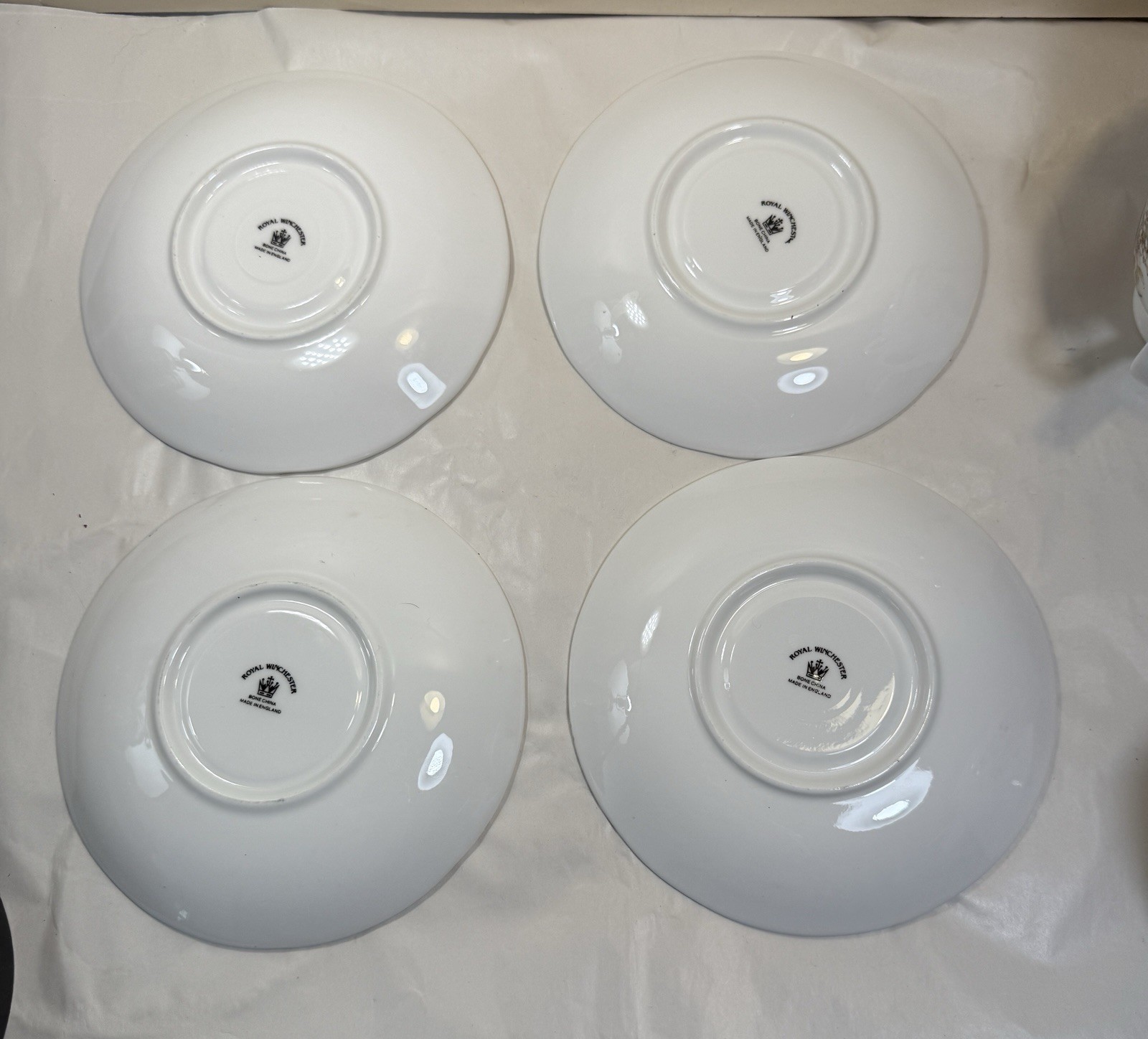 One (1) Royal Winchester Bone China Tea Cups / Saucer - Flawless - Image 7