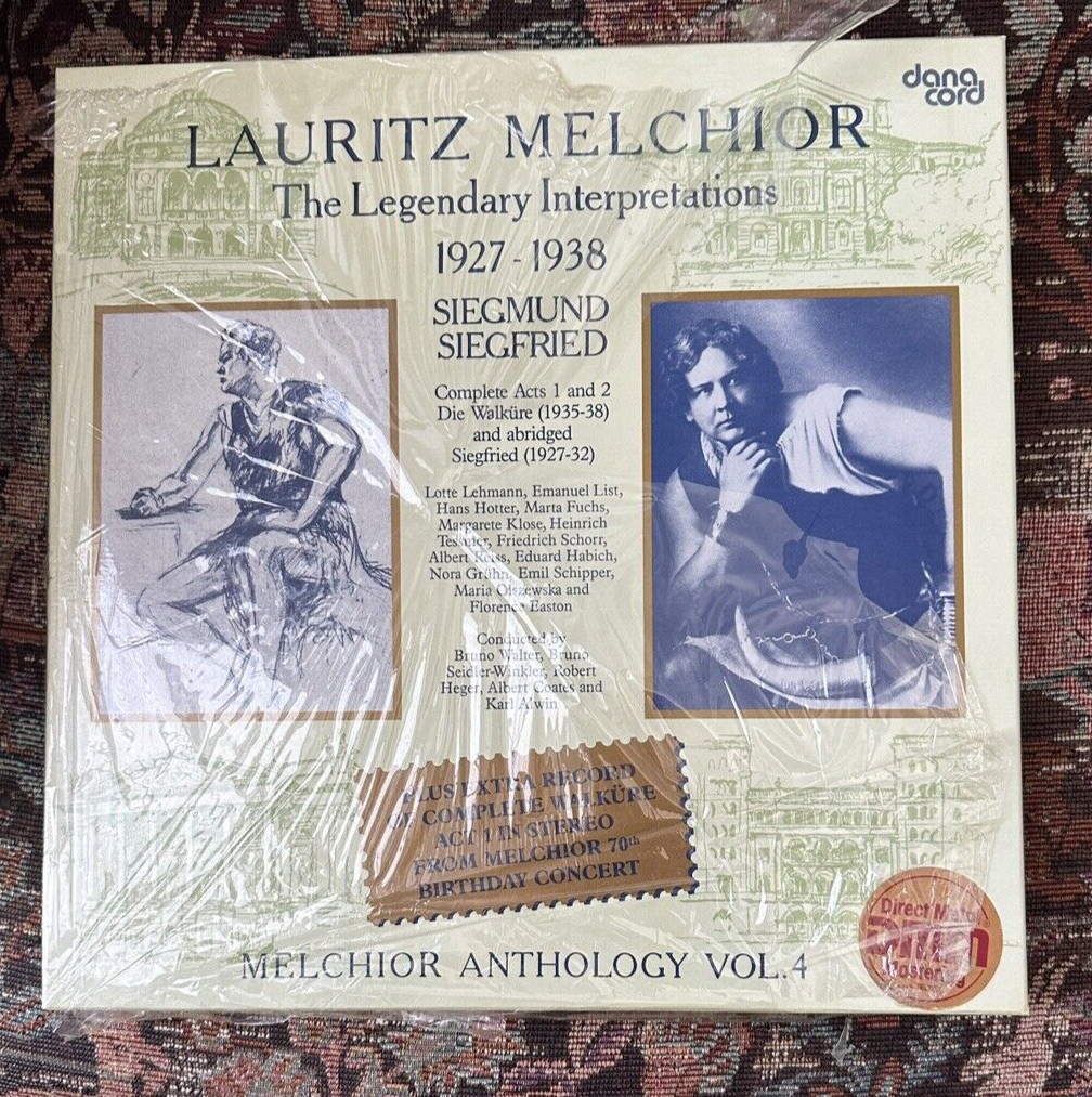 SEALED: Lauritz Melchior -Legendary Interpretations 1927-1938 Vol.4 DACO 171-176