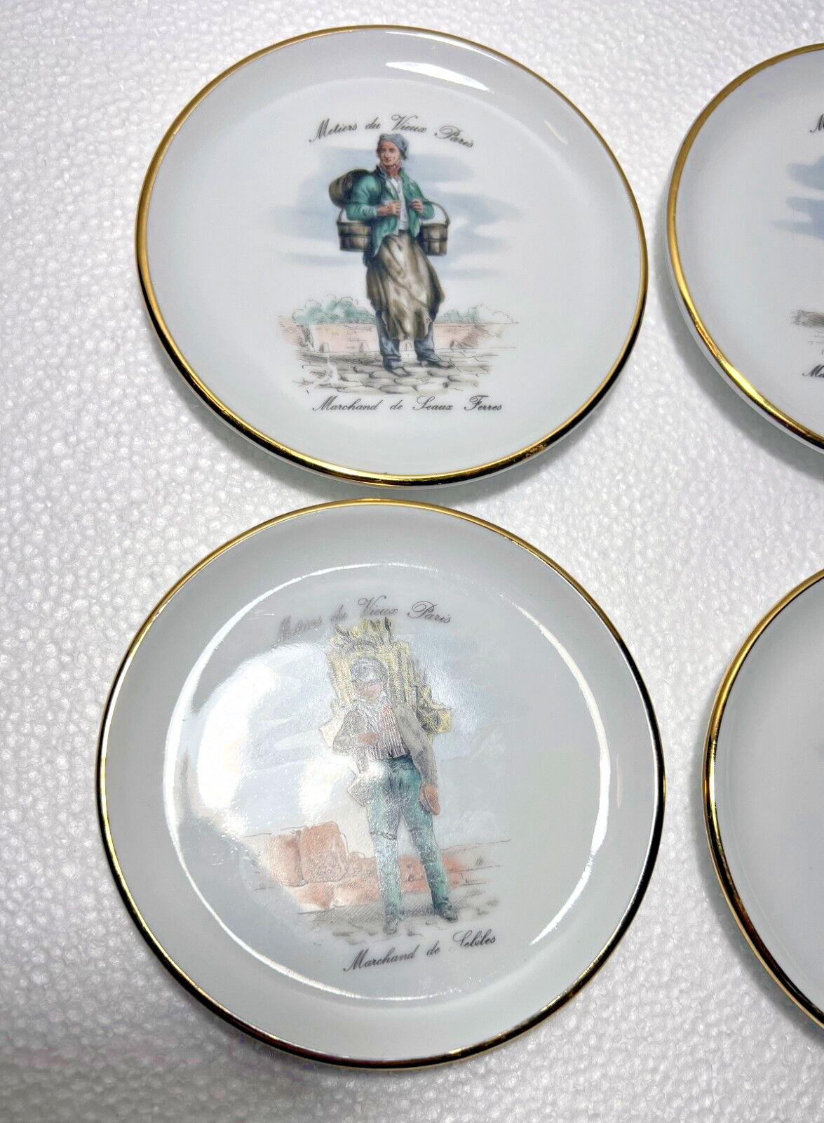 Vintage Bavaria Miniature Plates - Metiers du Vieux Paris / Trades of Old Paris - Image 4