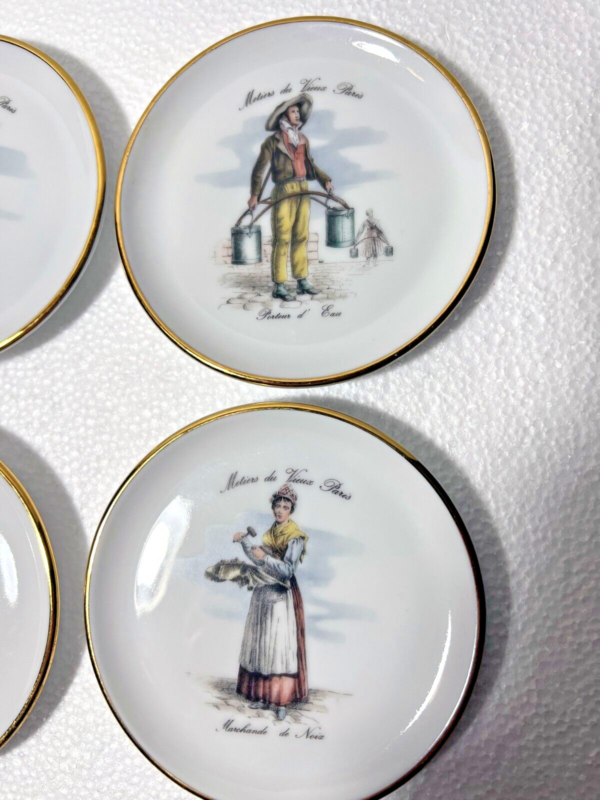 Vintage Bavaria Miniature Plates - Metiers du Vieux Paris / Trades of Old Paris - Image 5