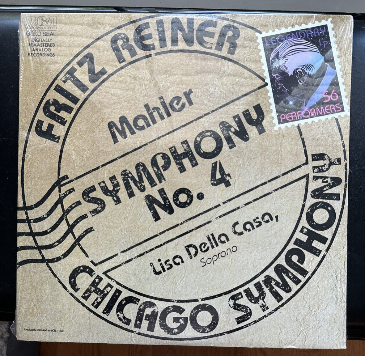 SEALED: Mahler / Reiner / Della Casa - Symphony 4 - RCA Gold Seal AGL1-5256