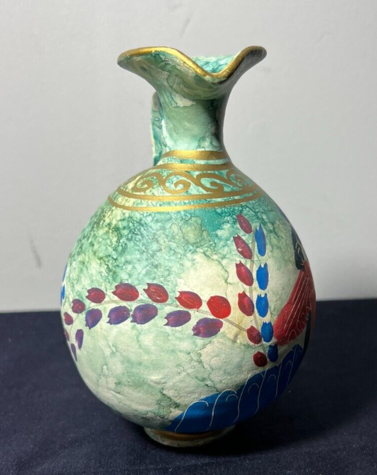 F.Lli Motta Greek Replica Pottery Pitcher / Jug - Hand Painted - 6" tall - Image 3