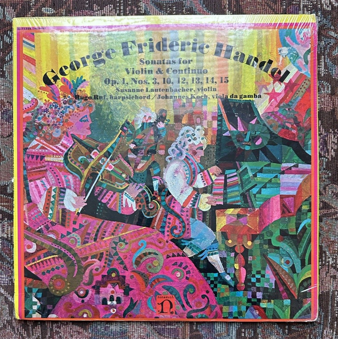 SEALED: Handel Sonatas For Violin & Continuo, Op. 1, Nos. 3, 10, 12, 13, 14, 15