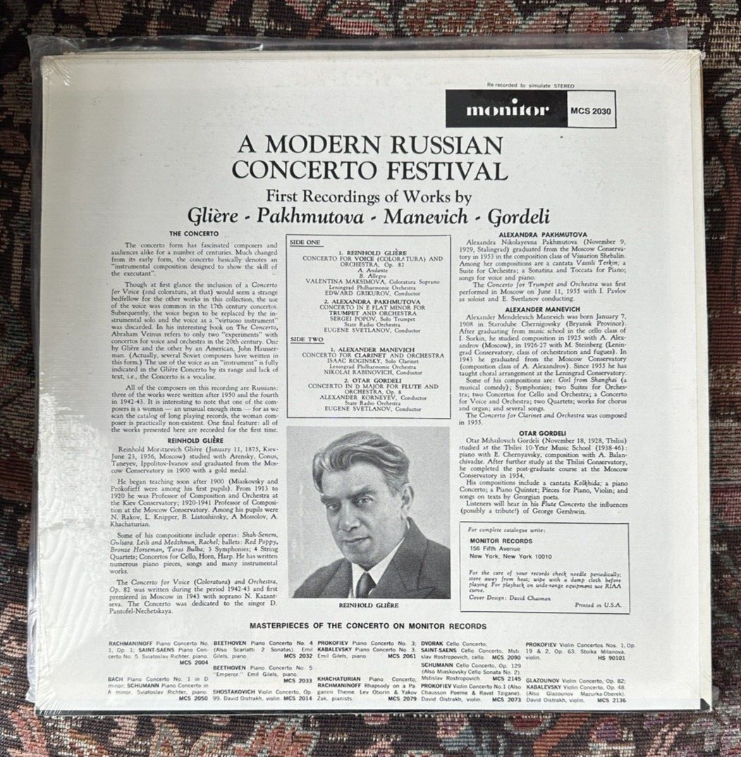 SEALED: A Modern Russian Concerto Festival - Monitor MCS 2030 - Image 1