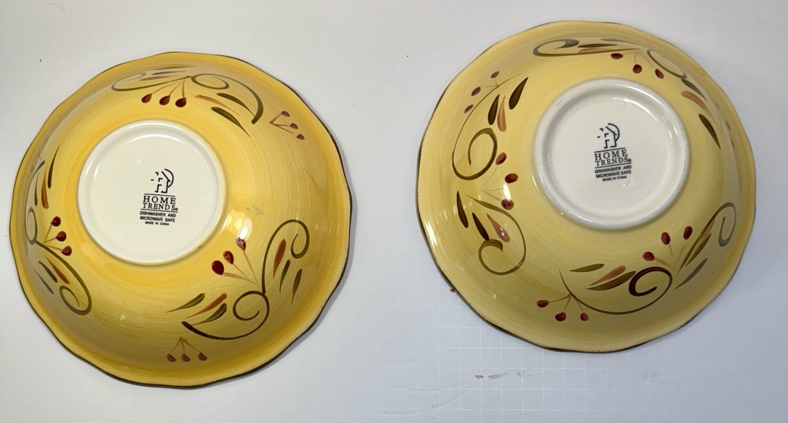 Set of 2 Home Trends Italian Villa Salad / Soup Bowls - 8-1/8" - Image 6