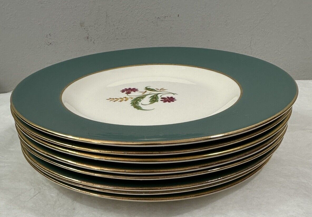 Set of Four (4) Homer Laughlin Cavalier Eggshell Dessert Plates - 7 1/4" - Image 2