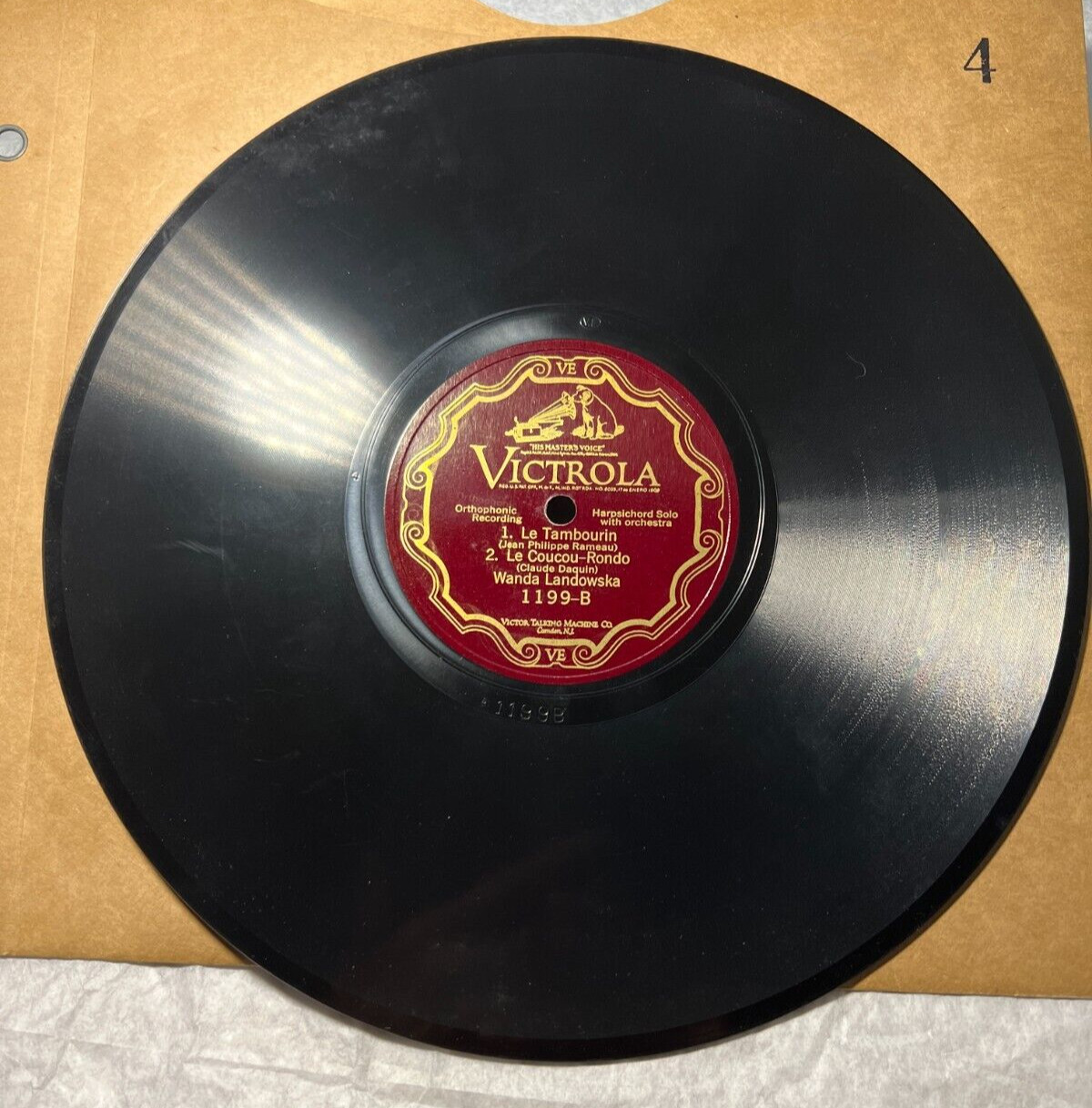 Wanda Landowska: Don Juan Minuet (Mozart); Tambourin (Rameau); Coucou (Danquin)