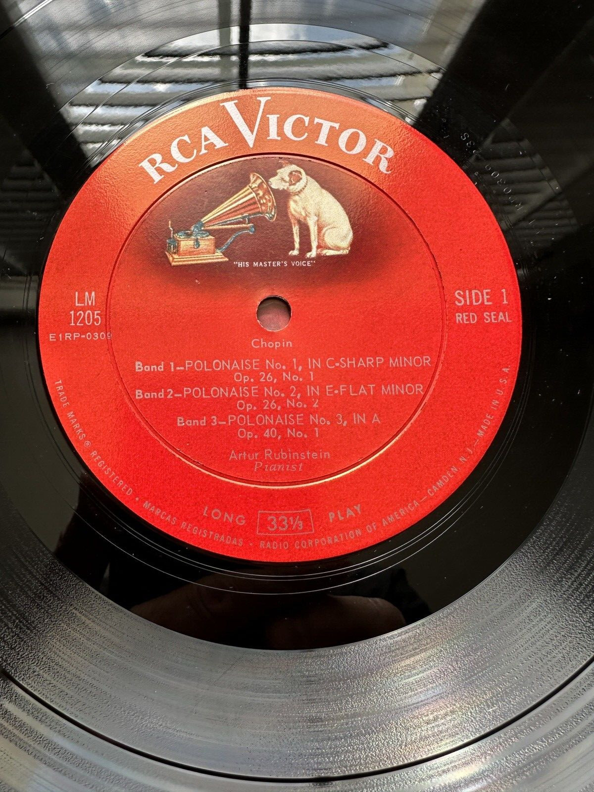 Chopin Polonaises No. 1 to 6 Artur Rubinstein - RCA LM 1205 - Image 2
