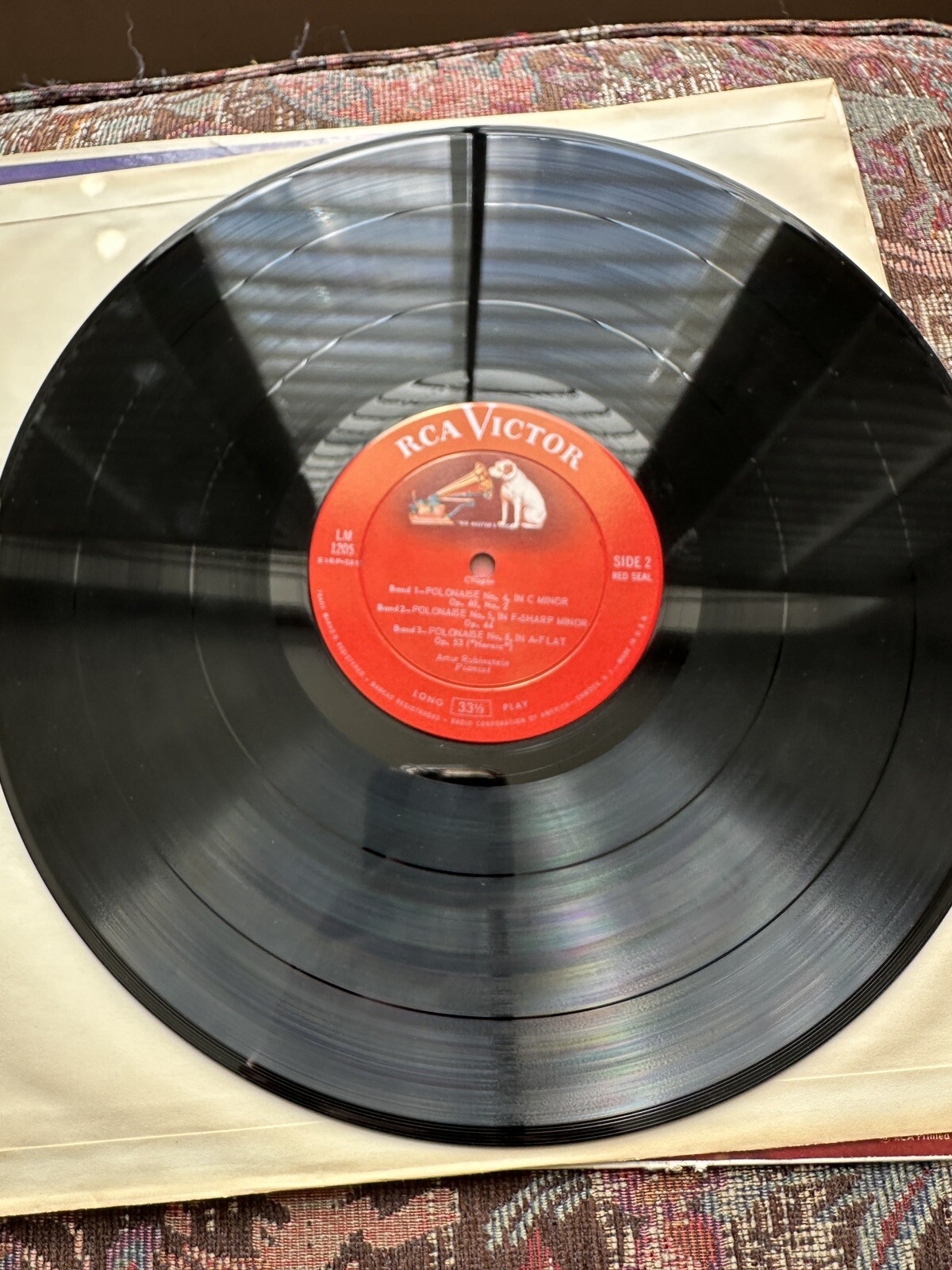 Chopin Polonaises No. 1 to 6 Artur Rubinstein - RCA LM 1205 - Image 3