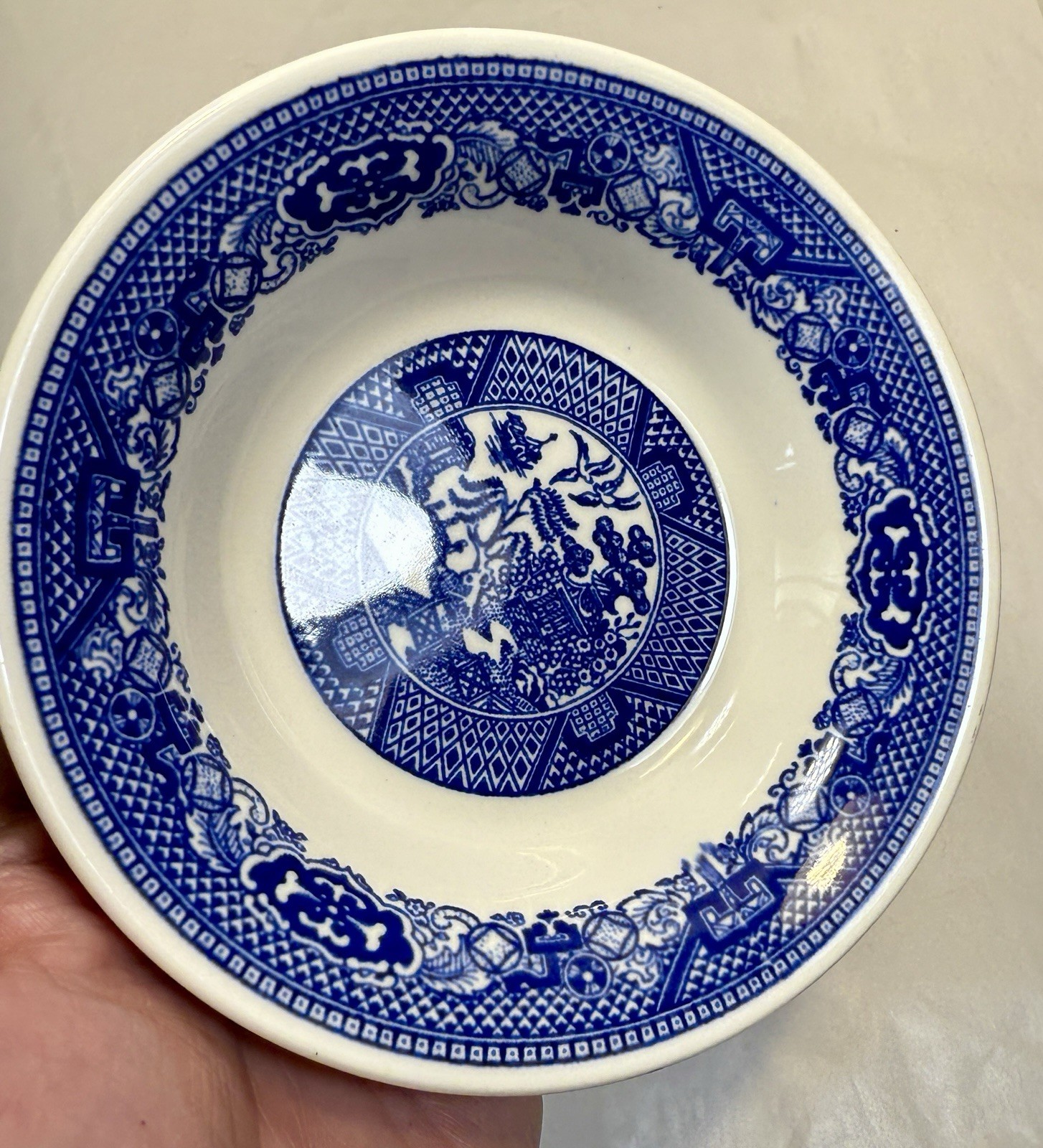 Set of Three Blue Willow Ware By Royal China Underglaze N52 Bowls - 5-1/2" - Image 3