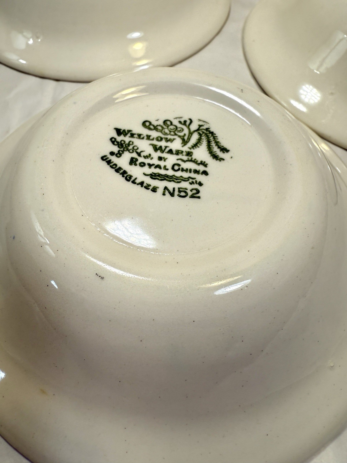 Set of Three Blue Willow Ware By Royal China Underglaze N52 Bowls - 5-1/2" - Image 5