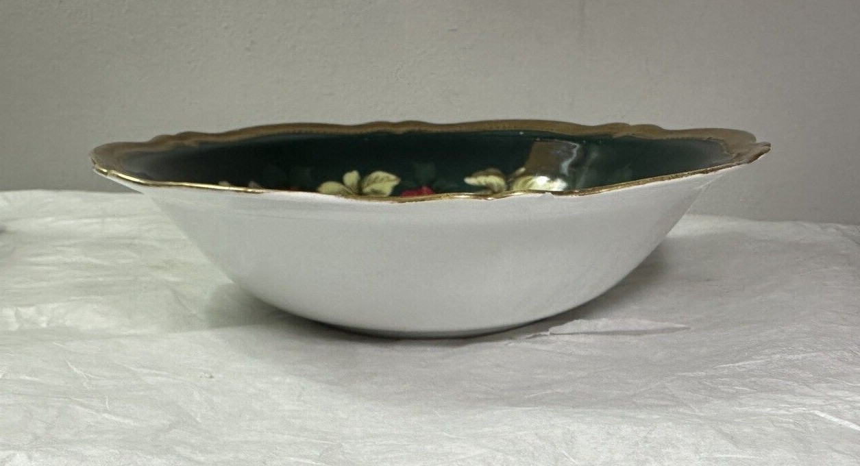 O&EG Royal Austria Rose Dubarry Large Rose Flowers Bowl - 9 inches - 1889-1918 - Image 1