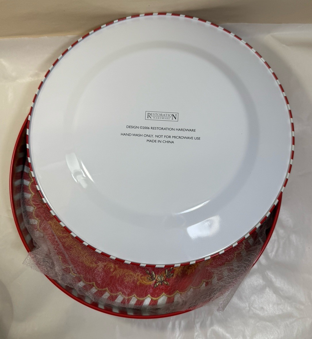 Restoration Hardware Circus Party Tin Plates, 4-Pack, 10” - UNUSED - Image 8
