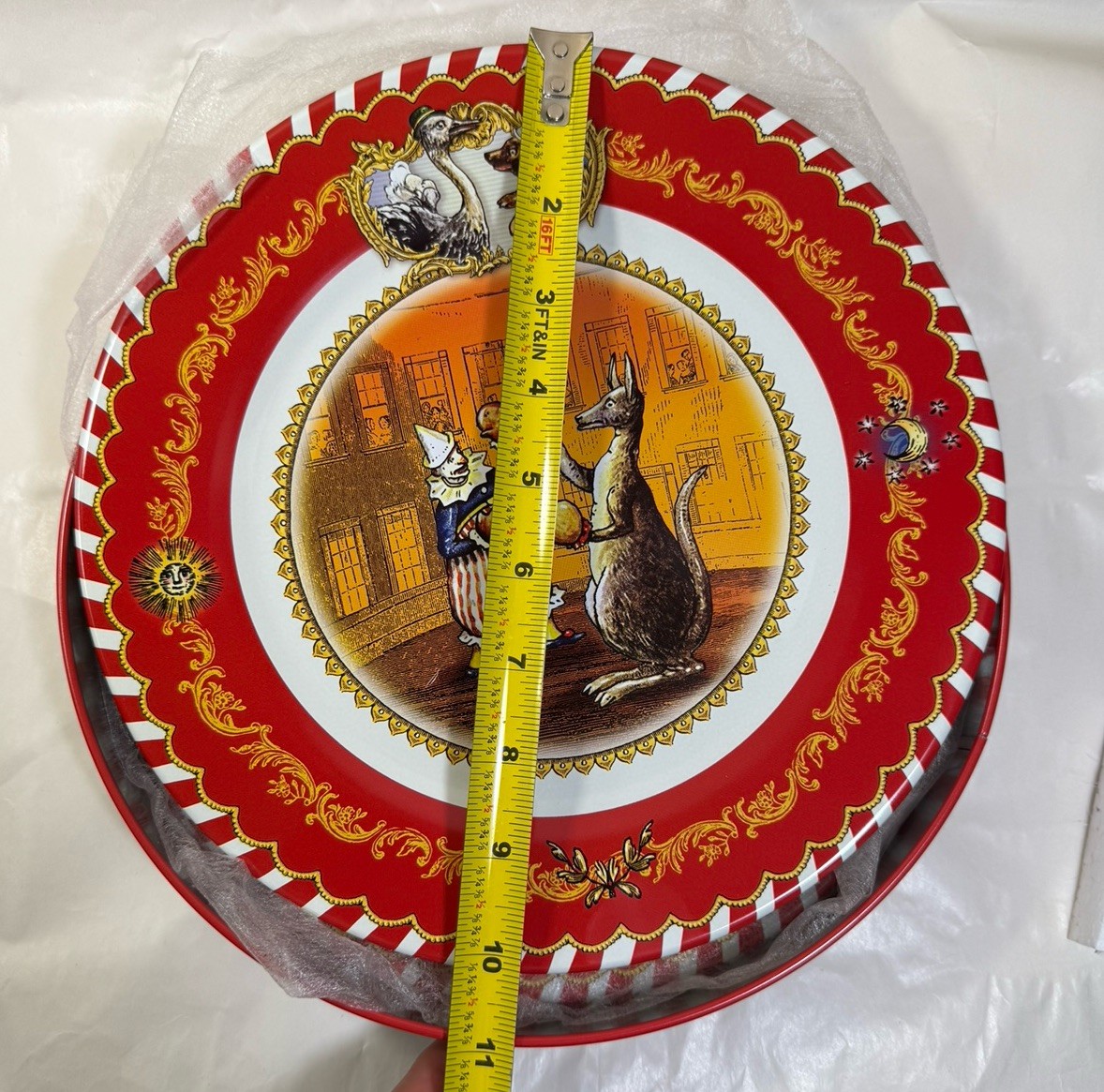 Restoration Hardware Circus Party Tin Plates, 4-Pack, 10” - UNUSED - Image 9