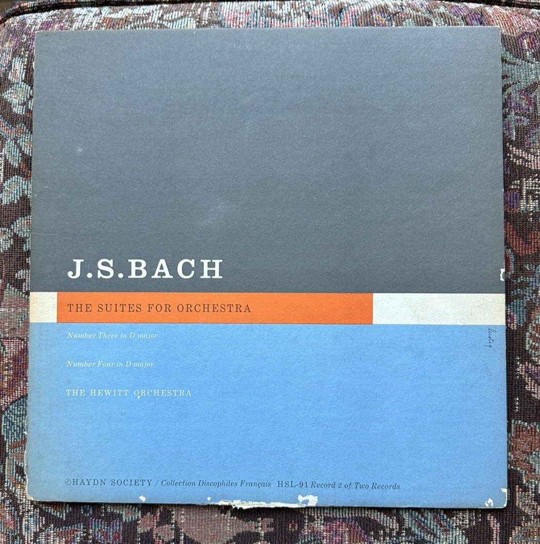Bach - Orchestral Suites 1-4 - The Hewitt Orchestra - Haydn Society - HSL 90/91 - Image 9