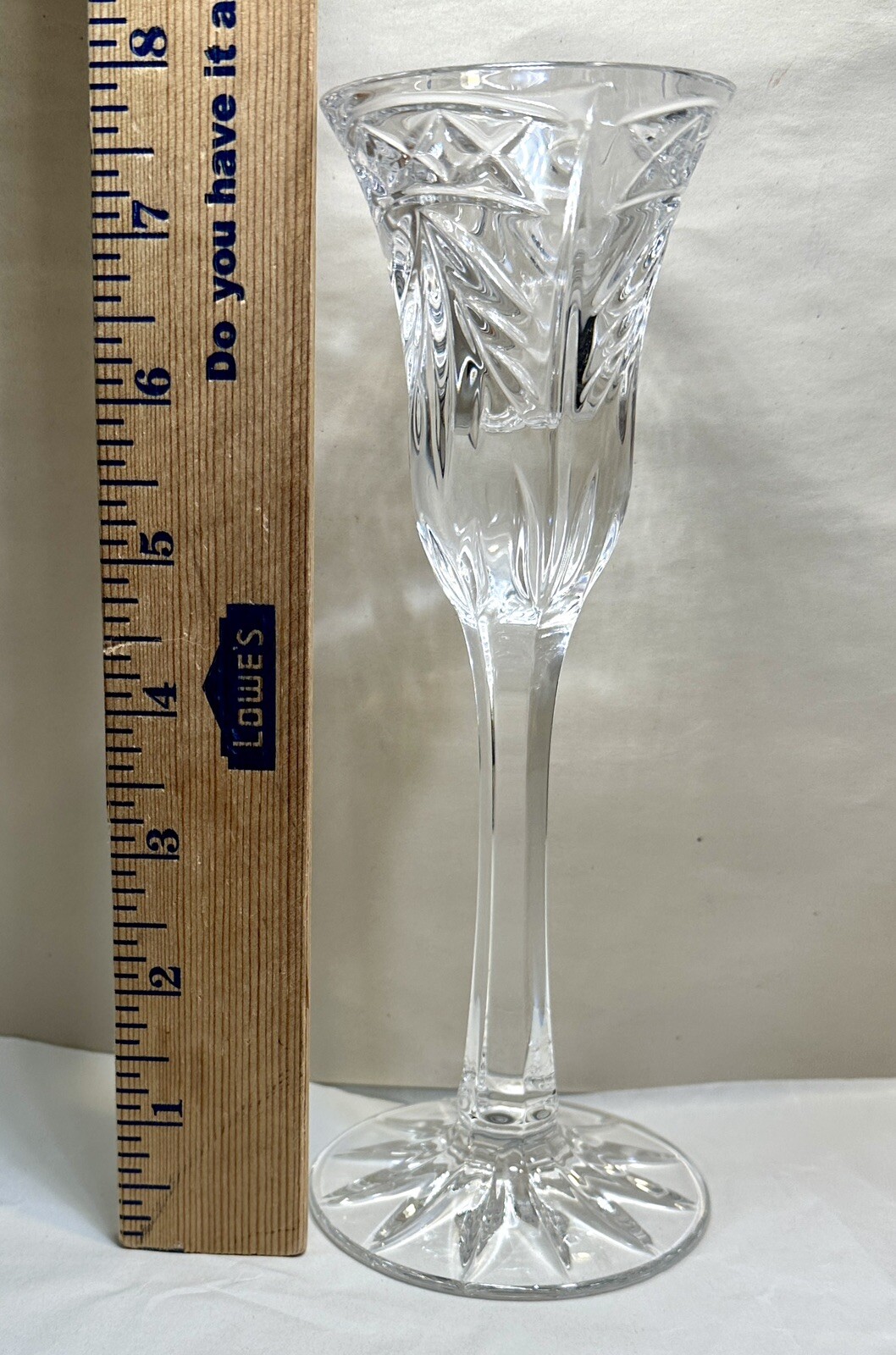 Royal Doulton Crystal Chelsea Heights 8” Candle Stick Holders - Set Of 2 - NWOT - Image 5