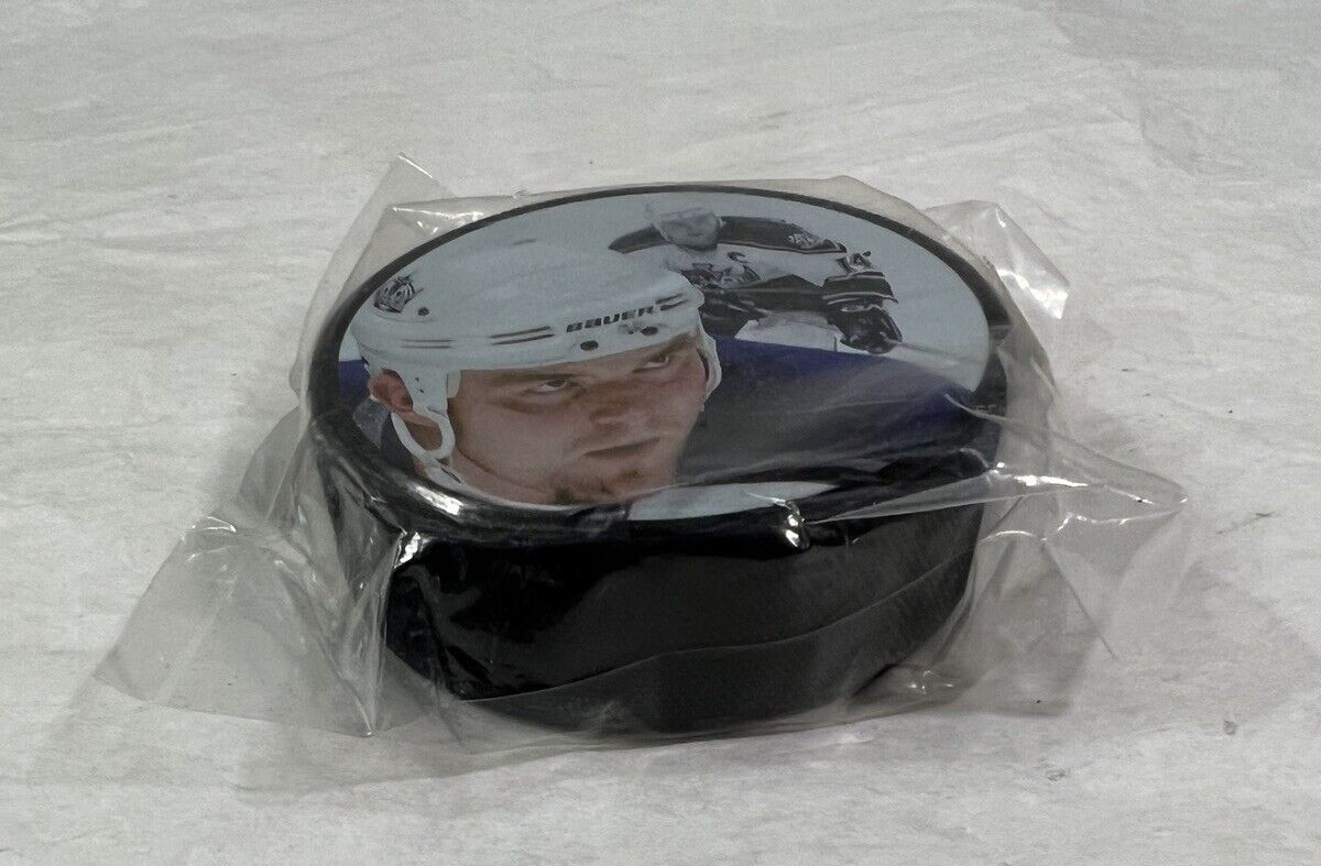 LA Kings We Are the Kings Souvenir Photo Hockey Puck Mattias Nordstrom #14 - Image 3