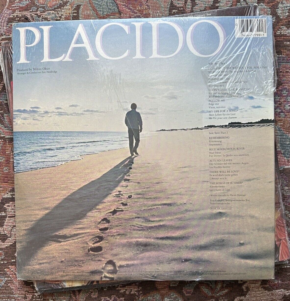 Placido Domingo – My Life For A Song - CBS FM 37799 - Image 1