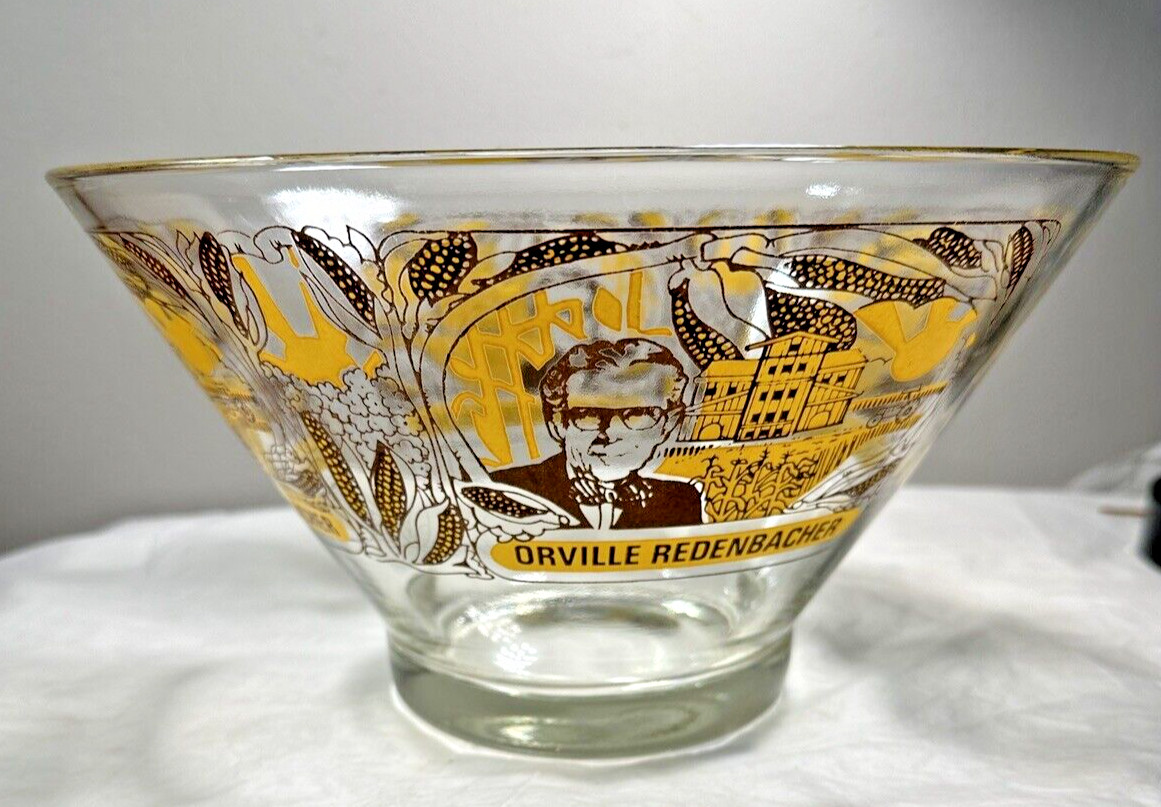 Orville Redenbacher Glass Popcorn Bowl — Immaculate