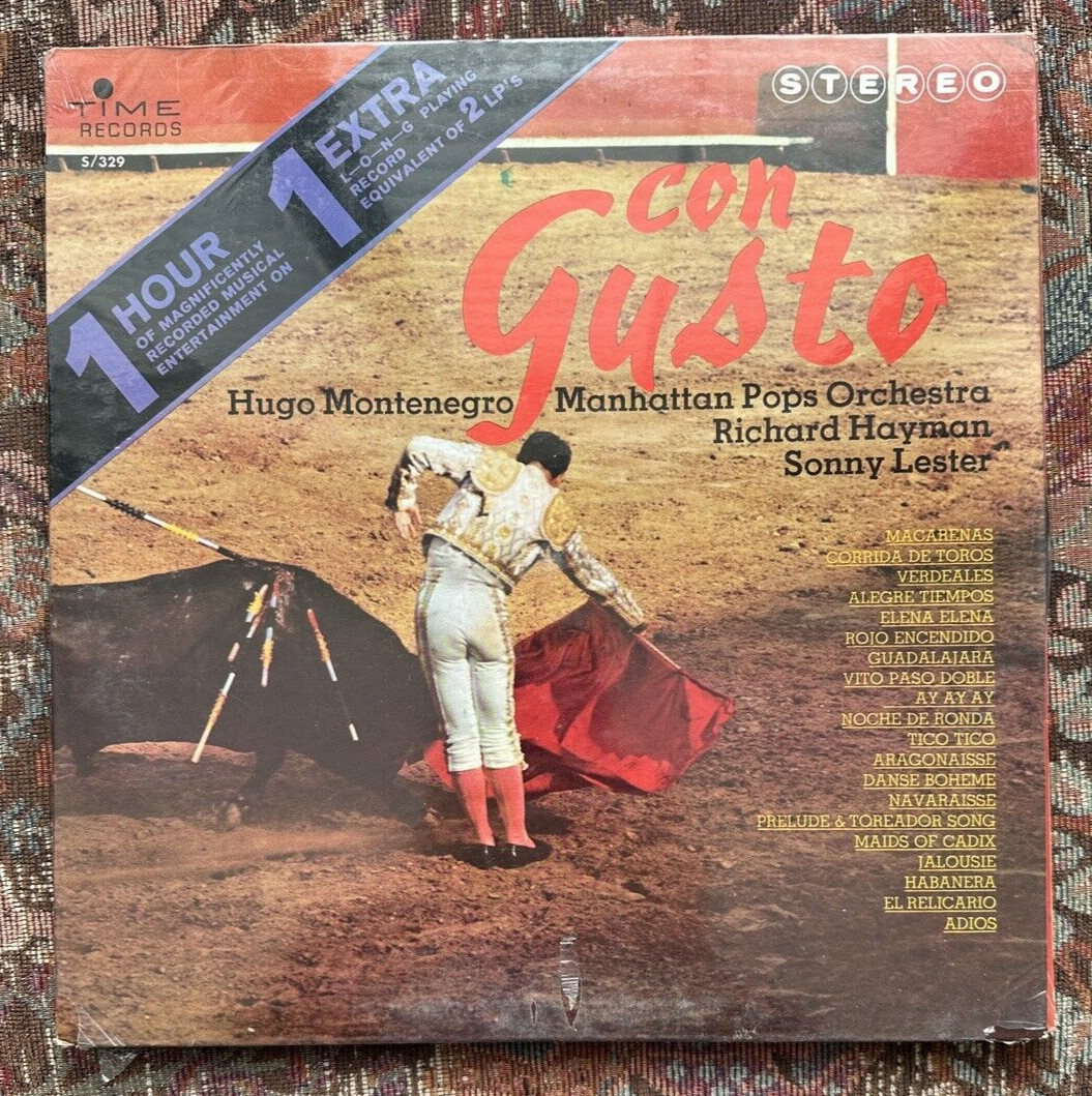 SEALED: Hugo Montenegro - Con Gusto - TIME Records S/329
