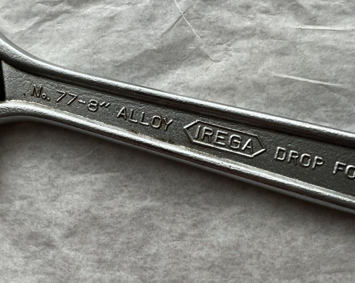 IREGA 8" No. 77 Crescent Wrench - Spain - Image 4