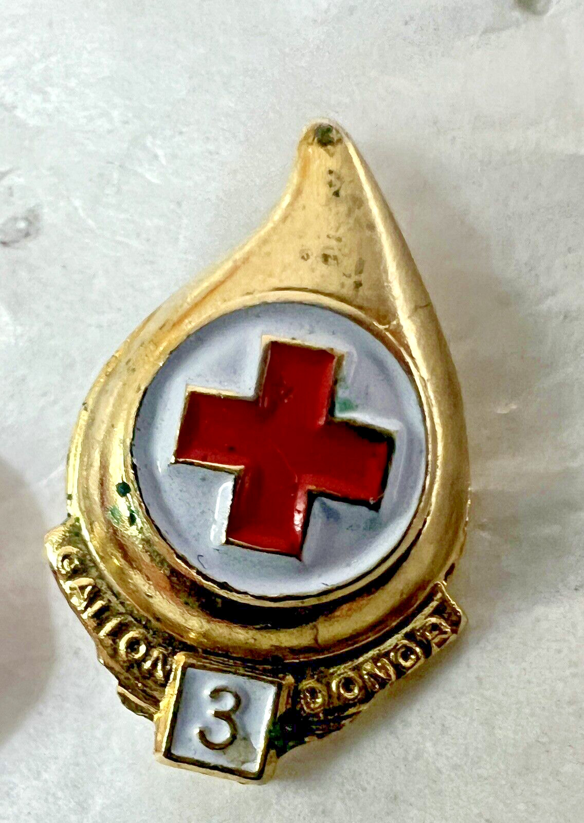 Three American Red Cross Blood Donor Pins - Image 2