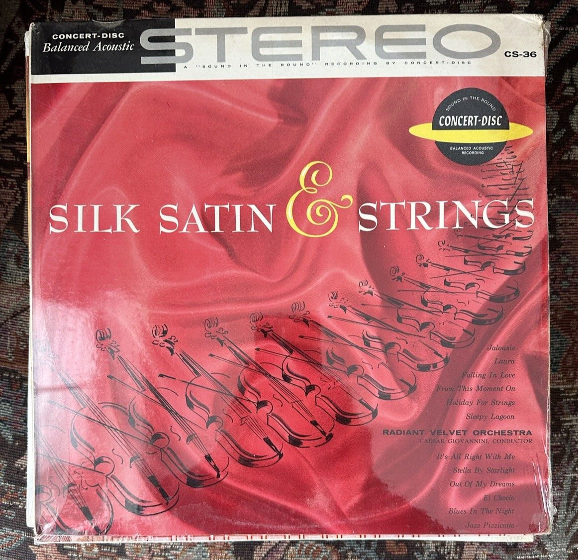 SEALED: Caesar Giovannini - Silk, Satin, And Strings- Stereo CS-36