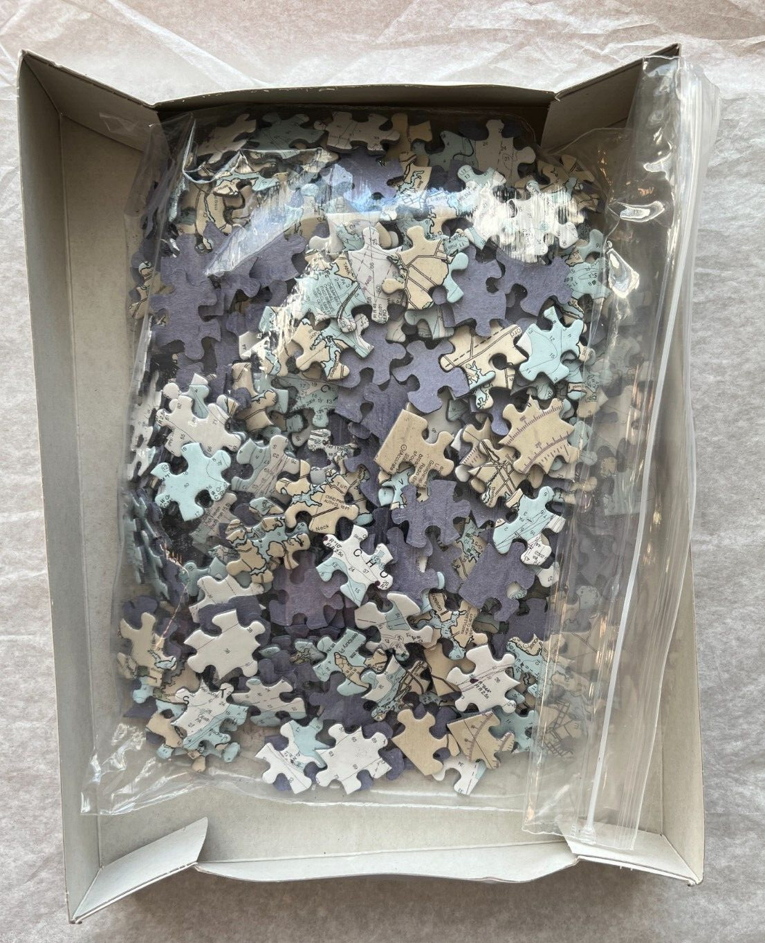 Chesapeake Bay Nautical Chart Puzzle - 513 pieces - 15" x 22" - Image 1