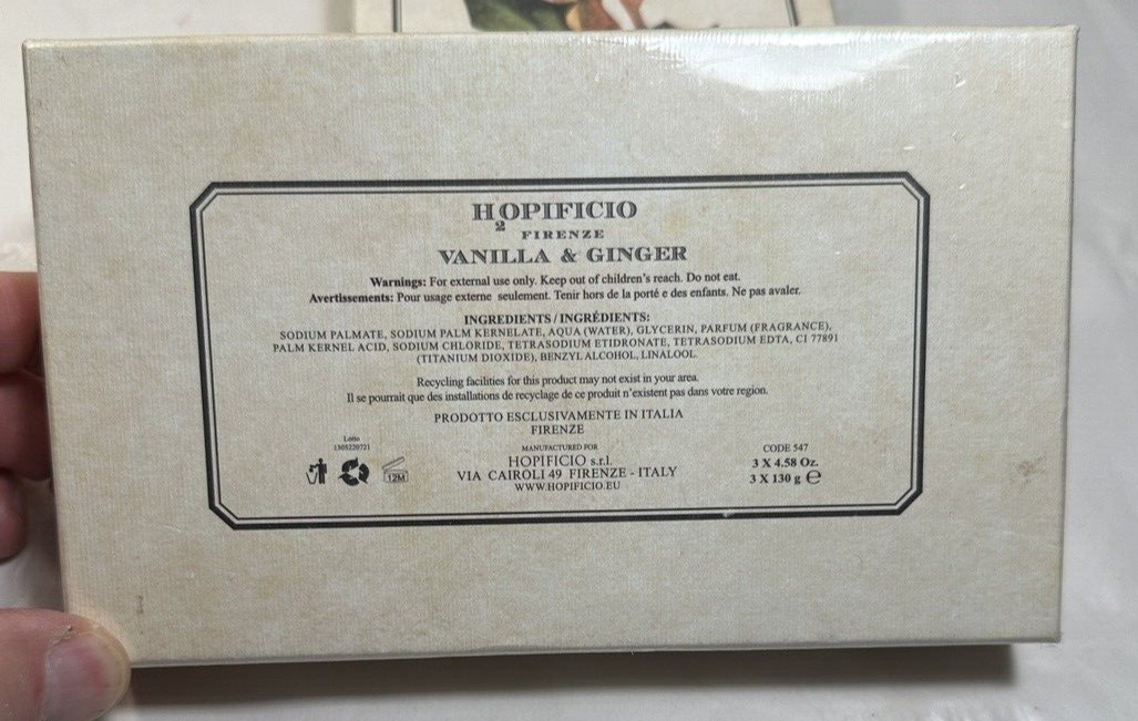 Hopificio - The Secret Garden - Vanilla and Ginger - Bar Soap - 3x 5.2oz Bars - Image 2