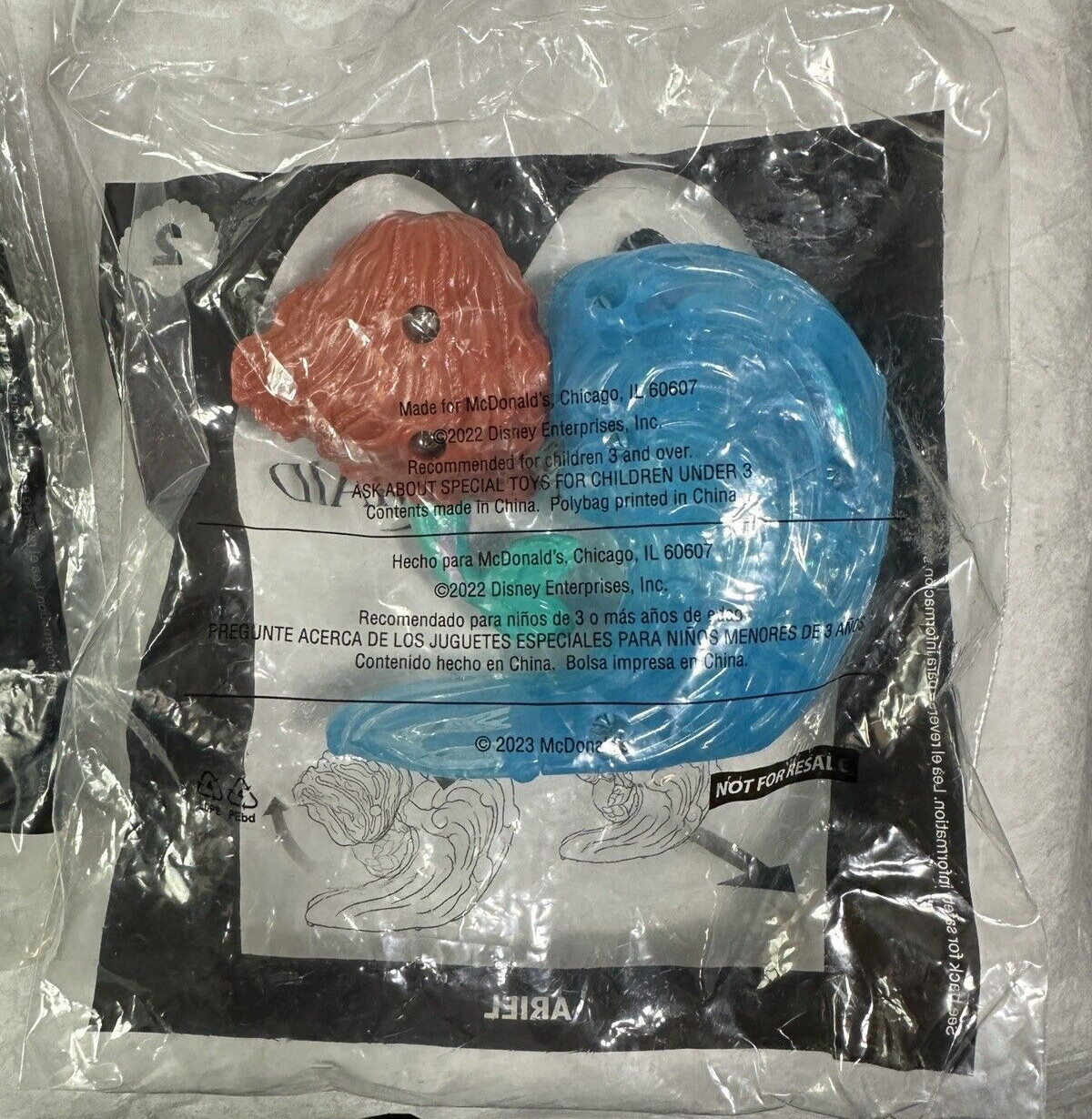 SIX (6) NEW McDonald’s Happy Meal Toys - Ariel, Prince Eric, Cap. Marvel, Cosmo - Image 12