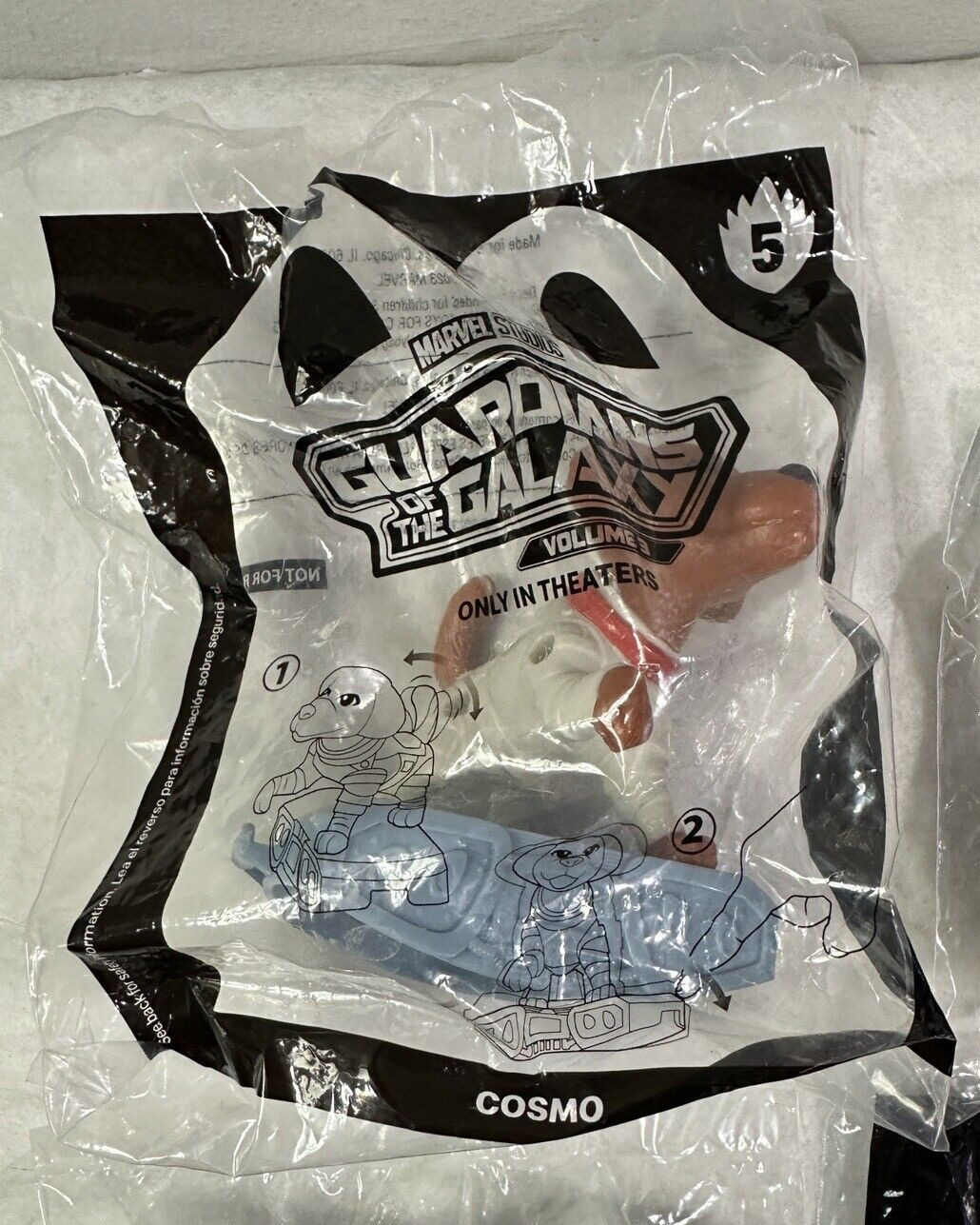 SIX (6) NEW McDonald’s Happy Meal Toys - Ariel, Prince Eric, Cap. Marvel, Cosmo - Image 2